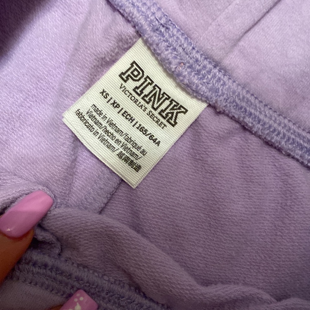 PINK Victoria Secret |80’s Skater Girl Shorts Lavender - Picture 3 of 4